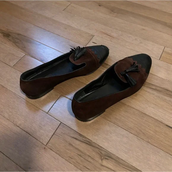 Longchamp Suede Loafers Flats - Picture 9 of 11